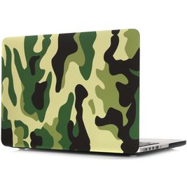 Mobigear Design MacBook Pro 13 Zoll (2012-2015) Hardcase Hülle MacBook Case - Jungle Camauflage - Model A1425 / A1502