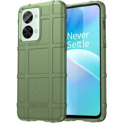 Mobigear Rugged Shield OnePlus Nord 2T 5G TPU (flexibel) Backcover Shockproof - Grün