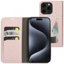 Mobiparts Classic Wallet iPhone 15 Pro Max Hülle Klapphülle Geldbörse - Pink