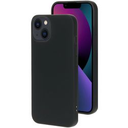 Mobiparts iPhone 13 Silikon Hülle Backcover - Schwarz