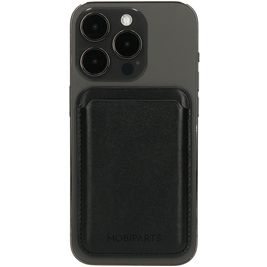Mobiparts Cardholder Kartenetui - 3 Karten - MagSafe Kompatibel - Schwarz