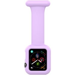 Mobigear Clip Case Schwesternuhr Apple Watch Armband Pin-Verschluss - 46/45/44 mm - Lila