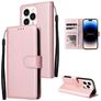 Mobigear Wallet iPhone 14 Pro Max Hülle Klapphülle Geldbörse - Roségold