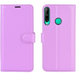 Mobigear Classic Huawei P40 Lite E Hülle Klapphülle Geldbörse - Lila