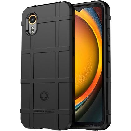 Mobigear Rugged Shield Samsung Galaxy Xcover 7 Hülle Flexibles TPU Backcover Stoßfest - Schwarz