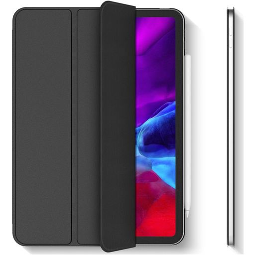 Mobigear Tri-Fold Magnet iPad Pro 12.9 Zoll (2018) Hülle Klapphülle - Schwarz