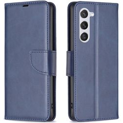 Mobigear Excellent Samsung Galaxy S24 Hülle Klapphülle Geldbörse - Blau