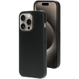 Mobiparts Classic iPhone 15 Pro Hülle Flexibles TPU Backcover - Matt Black