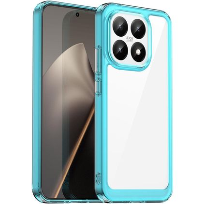 Mobigear Crystal Xiaomi 15T Hülle Hardcase Backcover - Blau