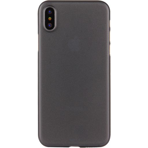 Mobigear Ultra Slim iPhone X Hülle Hardcase Extra Dünn Backcover - Schwarz