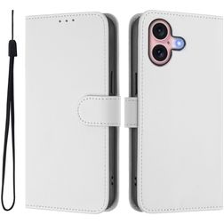 Mobigear Urban Wallet iPhone 16 Hülle Klapphülle Geldbörse - Weiß