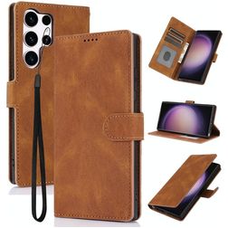 Mobigear Wallet Samsung Galaxy S26 Ultra Hülle Klapphülle Geldbörse - Braun