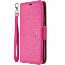 Mobigear Excellent Huawei P40 Lite E Hülle Klapphülle Geldbörse - Magenta