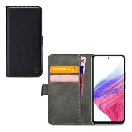 Mobilize Classic Gelly Wallet Samsung Galaxy A53 Hülle Klapphülle Geldbörse - Schwarz