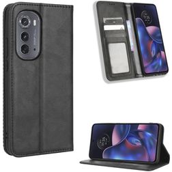 Mobigear Sensation Motorola Edge (2022) Hülle Klapphülle Geldbörse - Schwarz