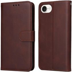 Mobigear Wallet iPhone 17e Hülle Klapphülle Geldbörse - Braun
