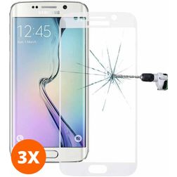 Mobigear Premium Samsung Galaxy S6 Edge Plus Panzerglas Gehärtetes Glas Displayschutz - Hüllenfreundlich (3er Pack)