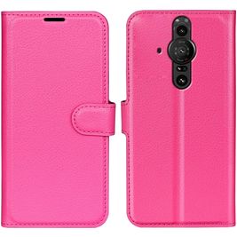 Mobigear Classic Sony Xperia Pro-I Hülle Klapphülle Geldbörse - Magenta