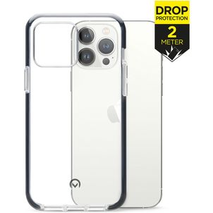 Mobilize Shatterproof iPhone 13 Pro Max Hülle Hardcase Backcover Stoßfest - Transparent / Schwarz