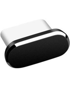 Mobigear Essentials Aluminium Anti-Staub-Stopfen - USB-C - Schwarz (2er Pack)
