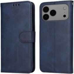 Mobigear Wallet iPhone 17 Pro Max Hülle Klapphülle Geldbörse - Blau