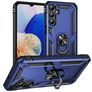 Mobigear Armor ring Samsung Galaxy A16 Hülle Hardcase Backcover Stoßfest mit Ringhalter - Blau