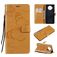 Mobigear Butterfly Xiaomi Mi 10T Lite Klapphülle Portemonnaie - Cognac
