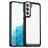 Mobigear Crystal Samsung Galaxy S23 Ultra Hülle Hardcase Backcover - Transparent / Schwarz