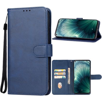 Mobigear Wallet HTC U23 Pro Hülle Klapphülle Geldbörse - Blau