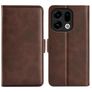 Mobigear Slim Magnet OPPO Find X9 Hülle Klapphülle Geldbörse - Braun