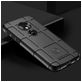 Mobigear Rugged Shield Motorola Moto G7 Play Hülle Flexibles TPU Backcover Stoßfest - Schwarz