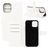 Mobigear Classic iPhone 12 Pro Hülle Klapphülle Geldbörse - Weiß