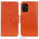 Mobigear Classy POCO M5 Hülle Klapphülle Geldbörse - Orange