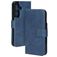 Mobiparts Classic Wallet Samsung Galaxy S25 MagSafe Hülle Klapphülle - Steel Blue
