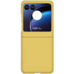 Mobigear Colors Motorola Razr 40 Ultra Hülle Hardcase Backcover - Gelb