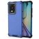 Mobigear Honeycomb Huawei P40 Hülle Hardcase Backcover Stoßfest - Blau