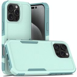 Mobigear Heavy Armor iPhone 16 Pro Max Hülle Hardcase Backcover Stoßfest - Grün