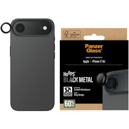 PanzerGlass Hoops iPhone Air Gehärtetes Glas Kameralinsen Schutz - Hüllenfreundlich - Schwarz