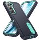Mobigear Rugged Stand Samsung Galaxy S23 Plus Hülle Hardcase Backcover Stoßfest mit Ständer - Dunkelblau