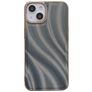 Mobigear Wavy iPhone 14 Hardcase Backcover - Silber