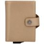 Valenta Card Case Plus Kartenetui - 8 Karten - Metallic Sand