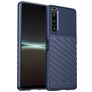 Mobigear Groove Sony Xperia 5 IV Hülle Flexibles TPU Backcover - Blau