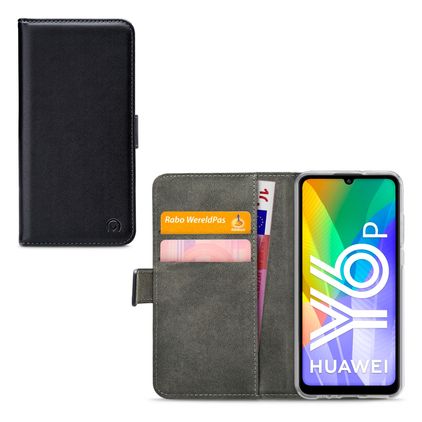 Mobilize Classic Gelly Wallet Huawei Y6p Klapphülle Portemonnaie - Schwarz