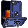 Mobigear Armor Ring iPhone 17e Hülle Hardcase Backcover Stoßfest mit Ringhalter - Blau