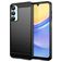 Mobigear Brushed Slim Samsung Galaxy A16 Hülle Flexibles TPU Backcover - Schwarz