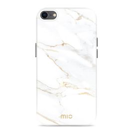 MIO iPhone SE (2022) MagSafe Hülle Hardcase Backcover - White Marble