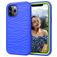 Mobigear Wave iPhone 12 Pro Max Hülle Hardcase Backcover Stoßfest - Blau