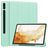 Mobigear Tri-Fold Gel Samsung Galaxy Tab S9 Plus Hülle TPU,Kunstleder Klapphülle + Stifthalter - Türkis