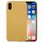 Mobigear Colors iPhone X Silikon Hülle Backcover - Gelb