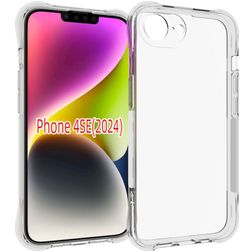 Mobigear Cushion Durchsichtig iPhone 17e Hülle Flexibles TPU Backcover - Transparent
